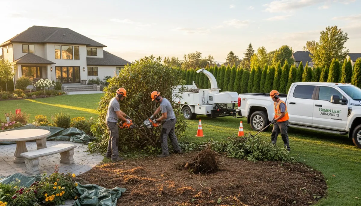 Professional shrub removal service in Burlington, NC by Chop Chop Tree experts
